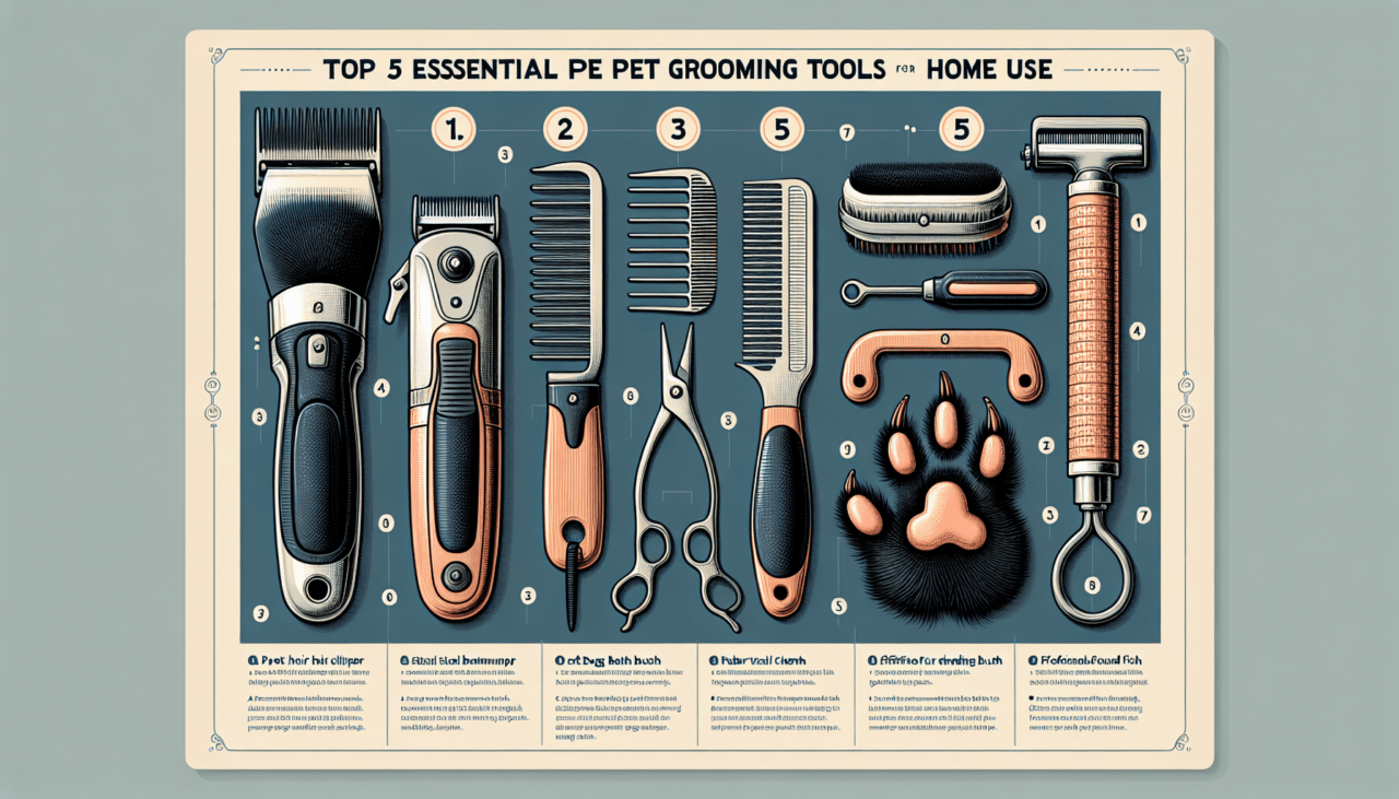 Top 5 Pet Grooming Tools for Home Use: Keeping Your Pet’s Coat Fluffy